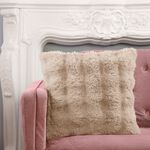 LUXE FAUX FUR MOCHA 45x45 Cushion