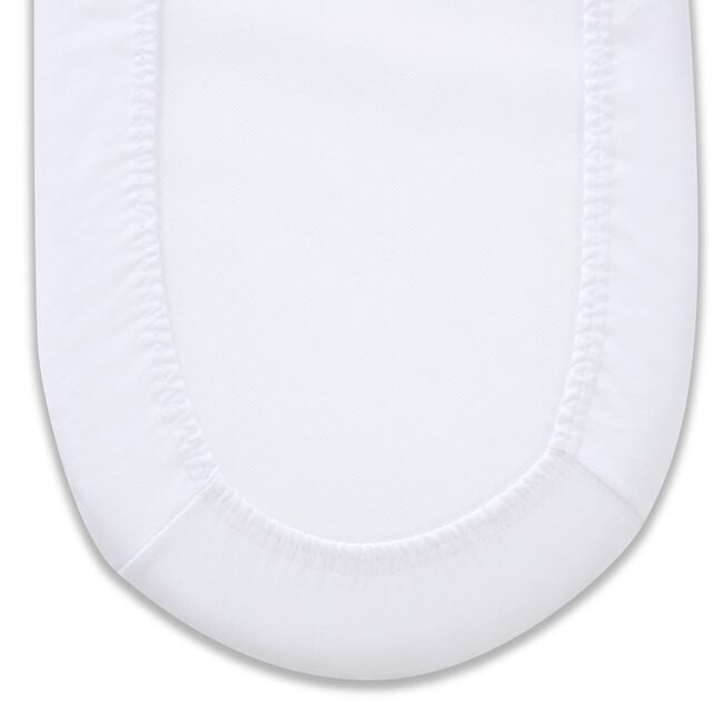 Clair De Lune White Crib Fitted Sheet - 2 Pack