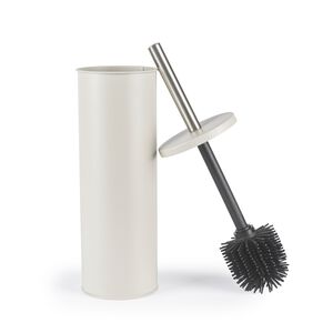 BELDRAY CREAM ROUND TOILET BRUSH With Silicone Head 
