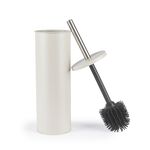 BELDRAY CREAM ROUND TOILET BRUSH With Silicone Head 