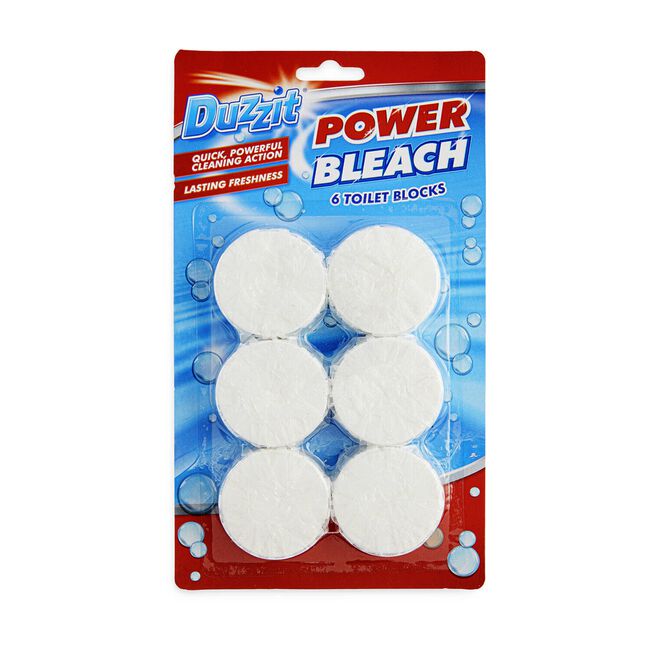 Power Bleach Toilet Block 6 Pack