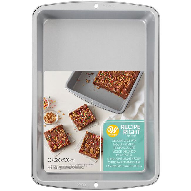 Wilton Recipe Right Oblong Cake Tin 33x22.9cm