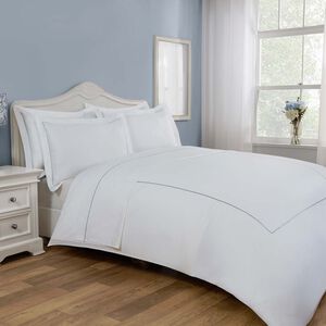SINGLE DUVET COVER Single Stitch Periwinkle 500TC
