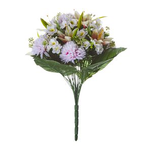 Blush & Bloom Chrysanthemum & Lily Floral Bouquet