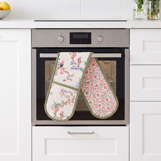 Cath Kidston Spring Birds Double Oven Glove