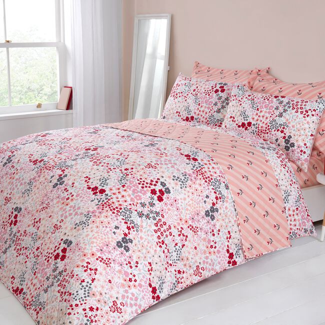 Lisse Bedspread 200cm x 220cm - Pink