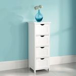 Porto Bathroom Cabinet Storage with 4 Drawers