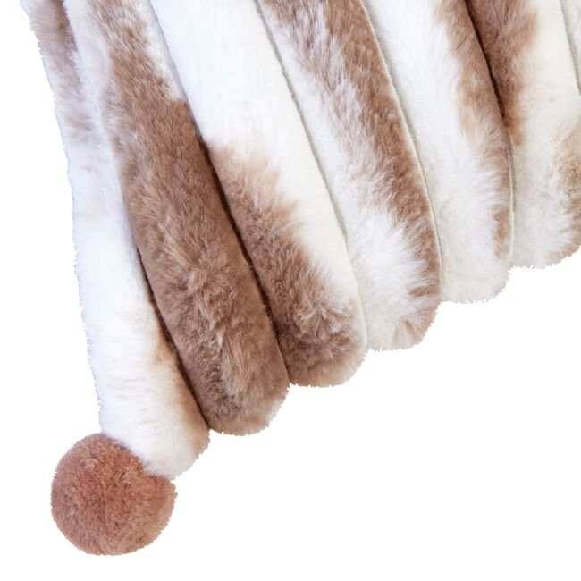 FAUX FUR OMBRE MOCHA 45x45 Cushion