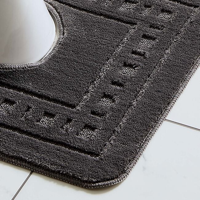 CATHERINE LANSFIELD ARMONI GREY 2PC Bath Set 