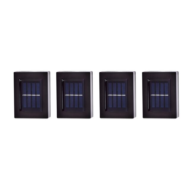4 Pack Solar Wall Light 