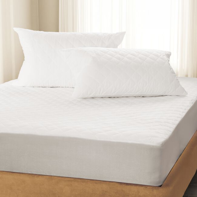 Quilted Pillowcase Protector Pair