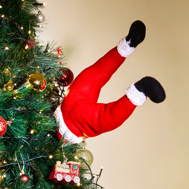 Santa Legs Christmas Tree Decoration