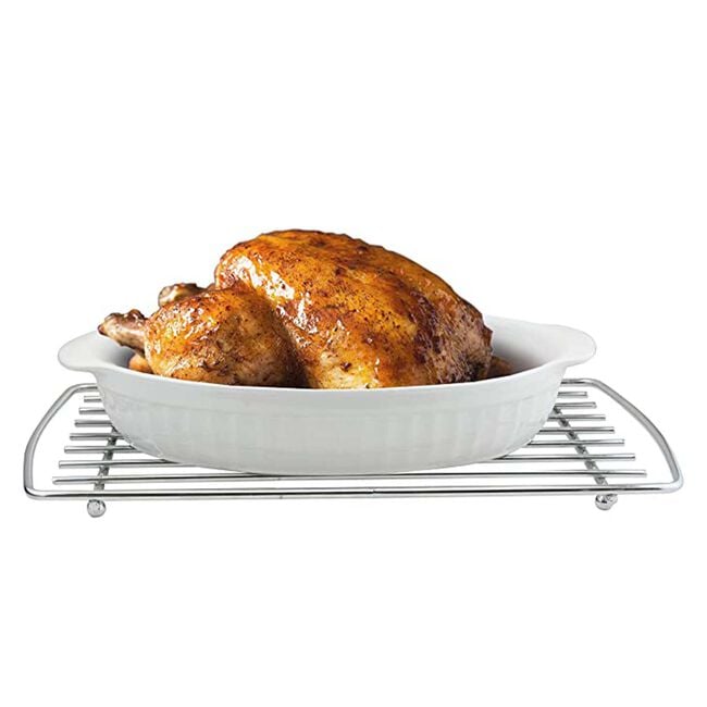 Apollo Chrome Trivet with Handles