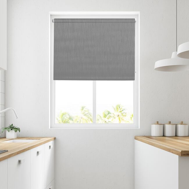 BAILEY & COLE BLACKOUT 90x160cm Roller Blind Iron