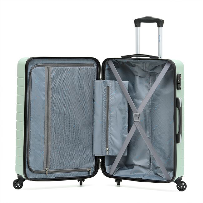 Large Lightweight Hardshell Luggage - Green