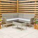 Modena Rattan Corner Sofa Set