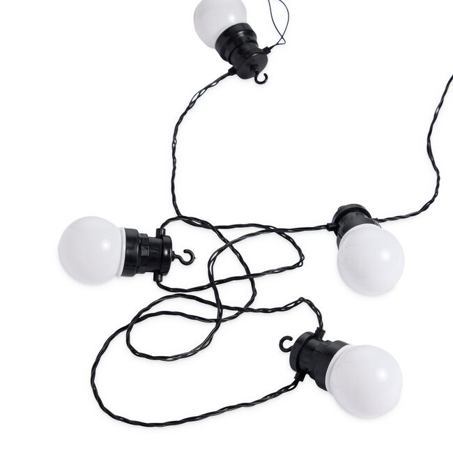 21 White Connectable Garden Party Bulbs