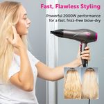 Carmen Neon 2000W Hair Dryer & Brushes Set