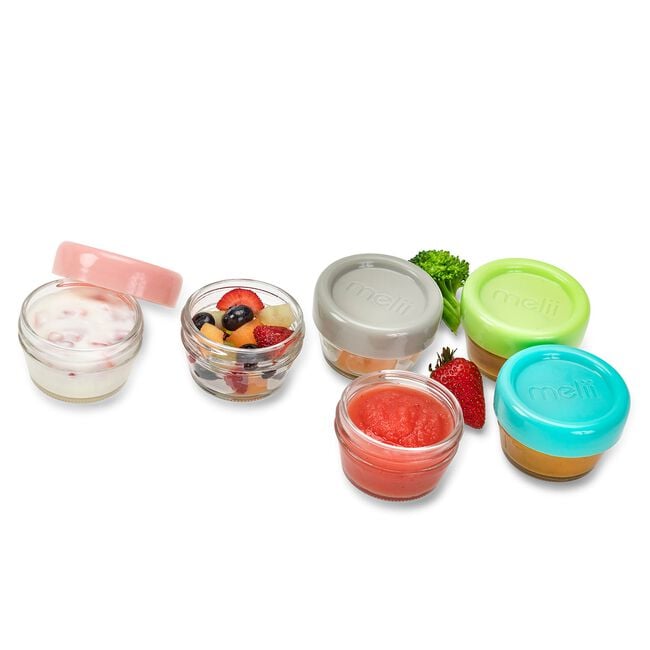 Melii 59ml 6 Glass Food Containers