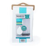 BELDRAY ANTIBAC PEVA WHITE Shower Curtain