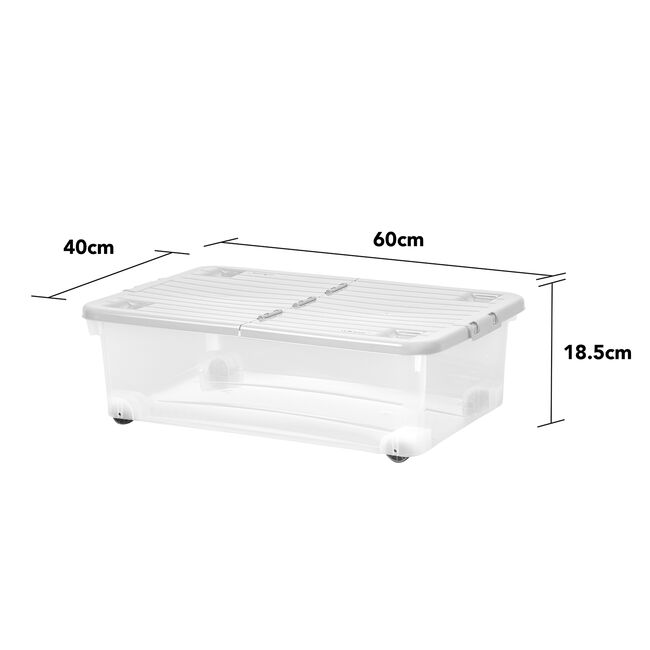 Wham 32L Storage Container With Wheels