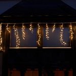336 Warm White Micro LED Icicle String Lights