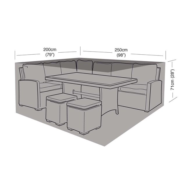160GSM Garland Small Dining Set Cover 2m x 2.5m