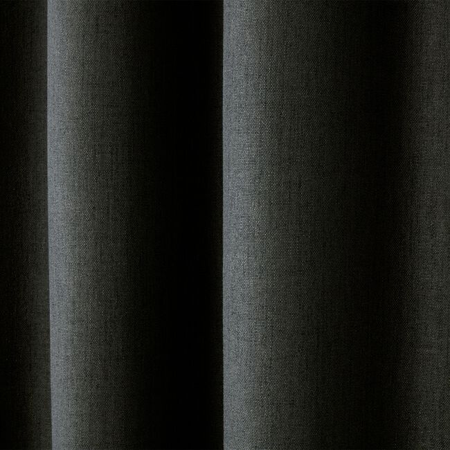HACKNEY BLACKOUT CHARCOAL 135x240cm Curtain Panel 