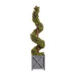 Artificial Spiral Boxwood Topiary Tree 93cm