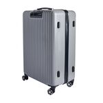 Large Lightweight Hardshell Luggage - Silver Grey