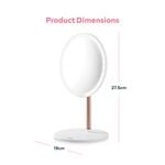 Carmen Rechargeable LED Magnetic Mirror