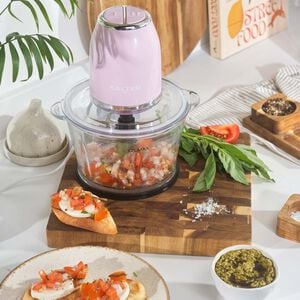 SALTER RETRO PINK Glass Chopper