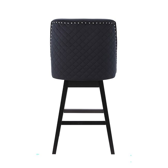 CHELSEA BARSTOOL Velvet Black 