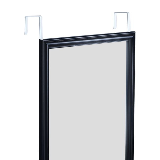 OVER THE DOOR Mirror Black 30 x 120cm