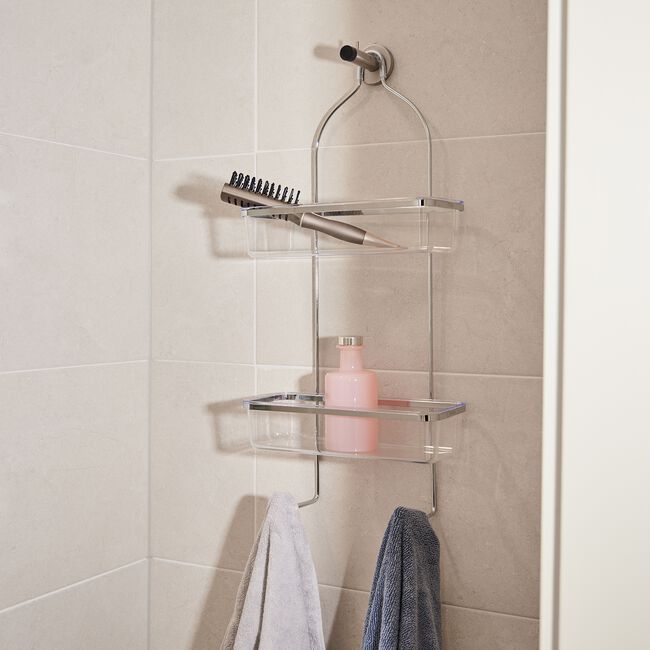 Espelho 2 Tier Hanging Shower Caddy