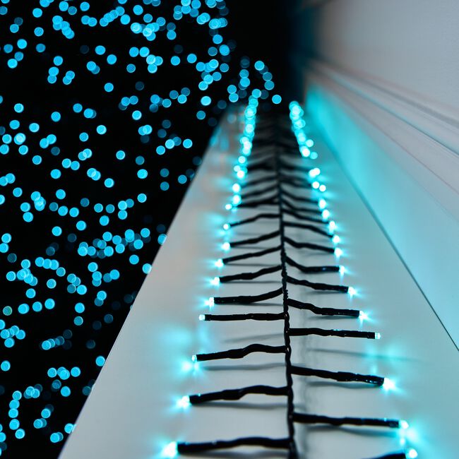 500 ICE BLUE Led Cluster Lights