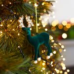 Velvet Reindeer Ornament