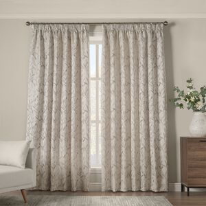PENCIL PLEAT BOTANICAL CREAM 66x54 Curtain