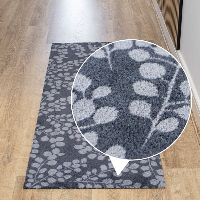 JVL Branches Black/Grey Mega Runner 57cm x 150cm