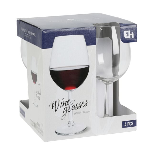 Excellent Houseware 580ml Wine Glasses