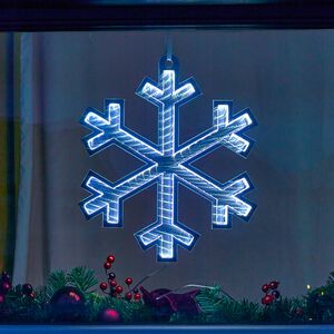 Snowflake Light Up Infinity Mirror
