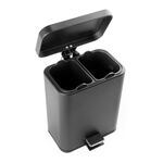 BELDRAY BLACK 5 LITRE SOFT-CLOSE Pedal Compartment Bin