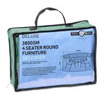 Deluxe 380GSM 4 Seater Round Furniture Set Cover 