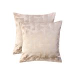 GRAPHIC GEO IVORY 2PK Cushion Covers 45x45