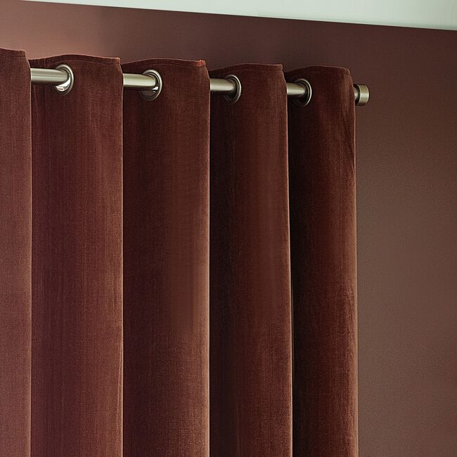YARD HEAVY CHENILLE NUTMEG  66x54 Curtain