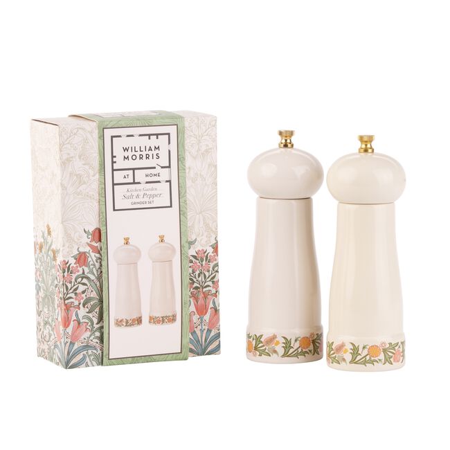 William Morris Kitchen Garden Salt & Pepper Mills