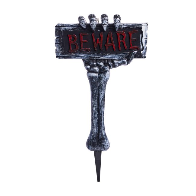 Beware Halloween Stake