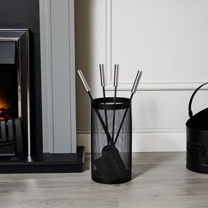 Silverflame 5pc Companion Set With Chrome Handle 