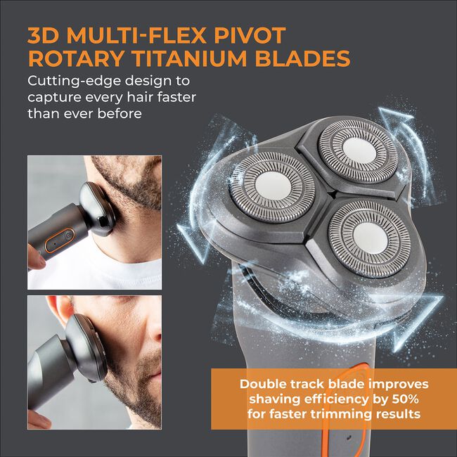 Carmen Titan 3-in-1 Cordless Shaver Set