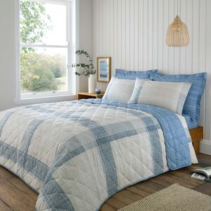 Quinn Check Bedspread 200cm x 220cm